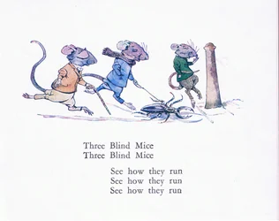 Tre topi ciechi, tre topi ciechi, guarda come corrono